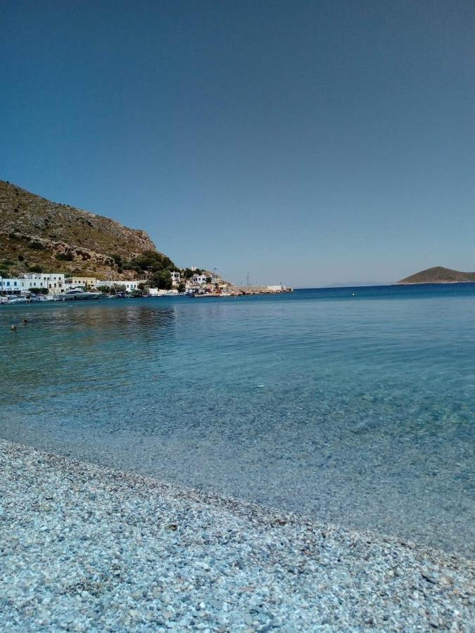 Апартаменты Ονειρόπετρα Λέρος~Oneiropetra Leros Panteli Экстерьер фото